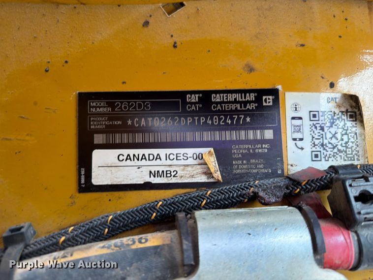 image for item FN5792 2024 Caterpillar 262D3 skid steer loader