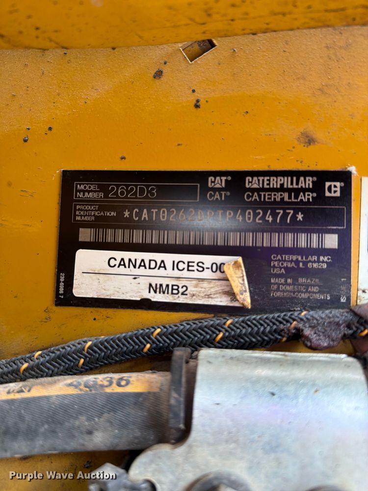 image for item FN5792 2024 Caterpillar 262D3 skid steer loader
