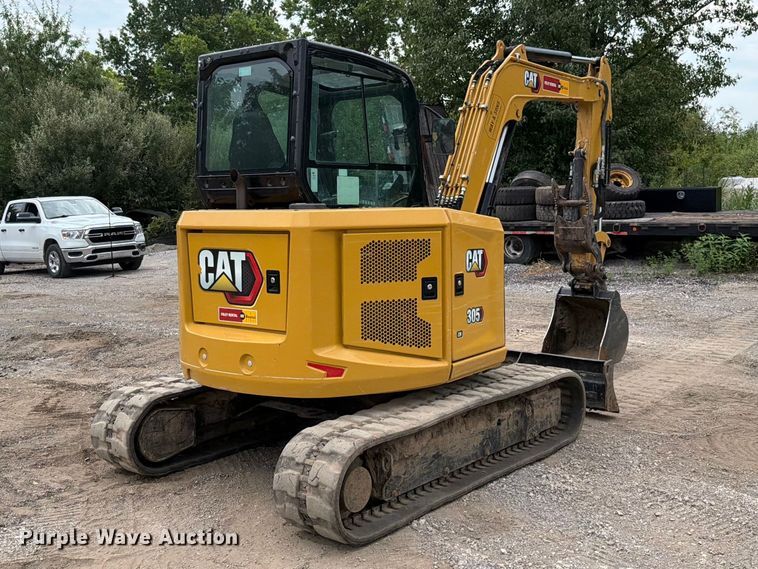 image for item FN5795 2022 Caterpillar 305CR mini excavator