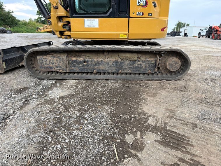image for item FN5795 2022 Caterpillar 305CR mini excavator