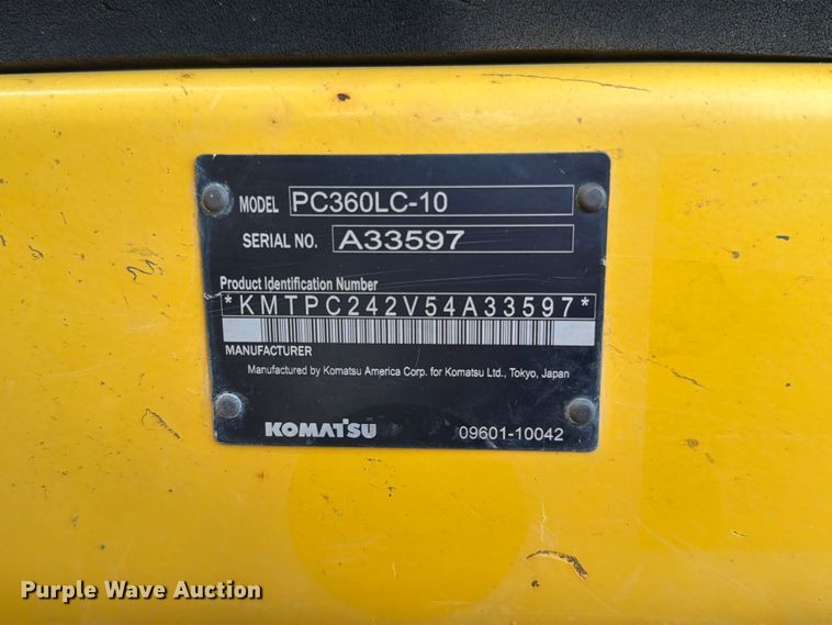 image for item FN5817 2014 Komatsu PC360LC-10 excavator
