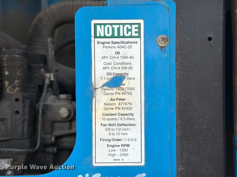 image for item FT6131 2006 Genie S-60 boom lift
