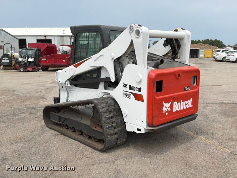 image for item FT6154 2018 Bobcat T740 tracked skid steer loader