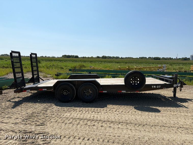 image for item FT8010 2021 Lamar TR-27 Bumper hitch trailer with ramps