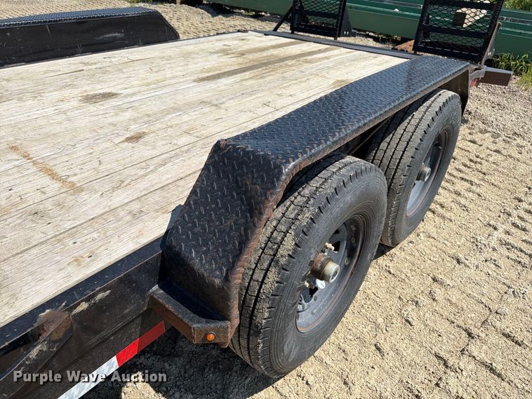 image for item FT8010 2021 Lamar TR-27 Bumper hitch trailer with ramps