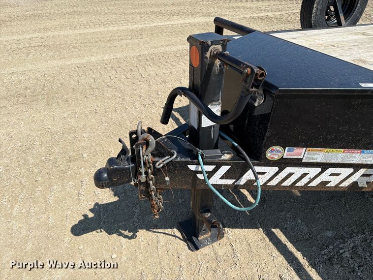 image for item FT8010 2021 Lamar TR-27 Bumper hitch trailer with ramps