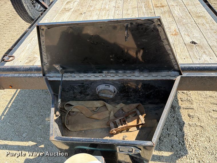 image for item FT8010 2021 Lamar TR-27 Bumper hitch trailer with ramps