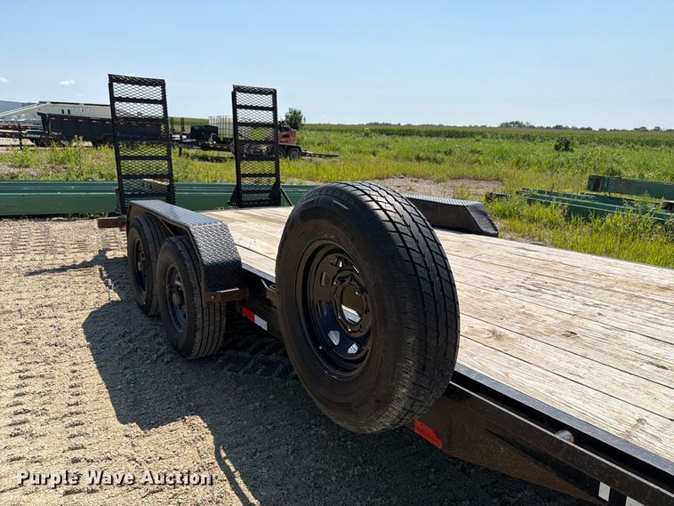 image for item FT8010 2021 Lamar TR-27 Bumper hitch trailer with ramps