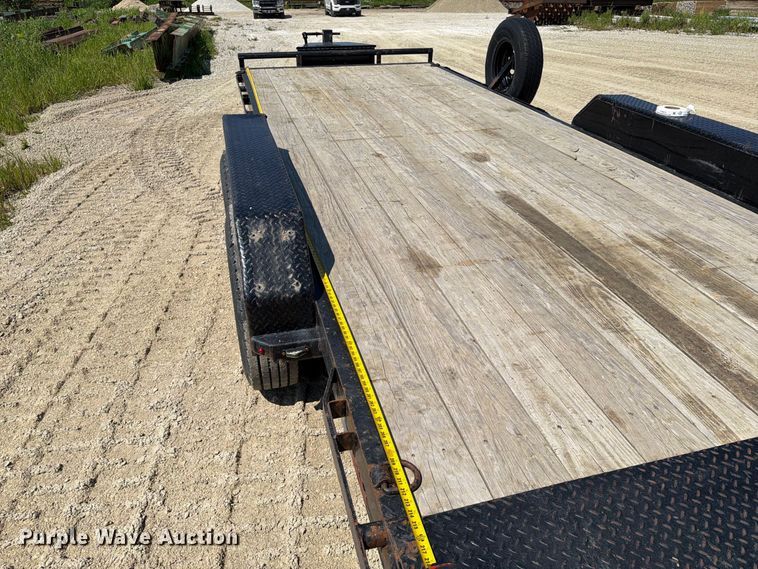 image for item FT8010 2021 Lamar TR-27 Bumper hitch trailer with ramps