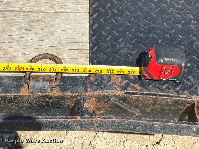 image for item FT8010 2021 Lamar TR-27 Bumper hitch trailer with ramps