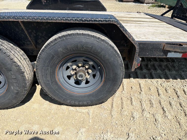 image for item FT8010 2021 Lamar TR-27 Bumper hitch trailer with ramps