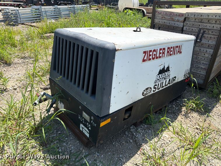 image for item FT8013 Sullair 185 air compressor