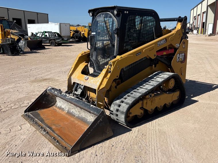 image for item JM9389 2023 Caterpillar 259D3 tracked skid steer loader