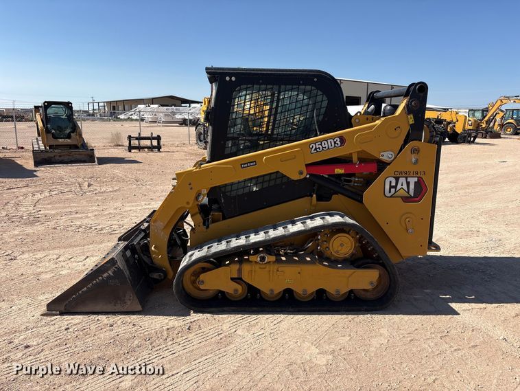 image for item JM9389 2023 Caterpillar 259D3 tracked skid steer loader