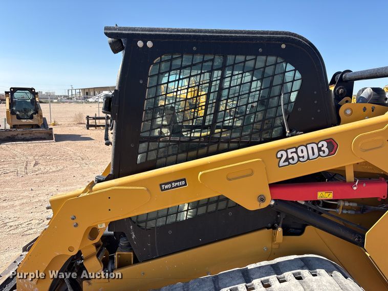 image for item JM9389 2023 Caterpillar 259D3 tracked skid steer loader