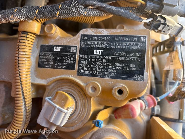 image for item JM9389 2023 Caterpillar 259D3 tracked skid steer loader