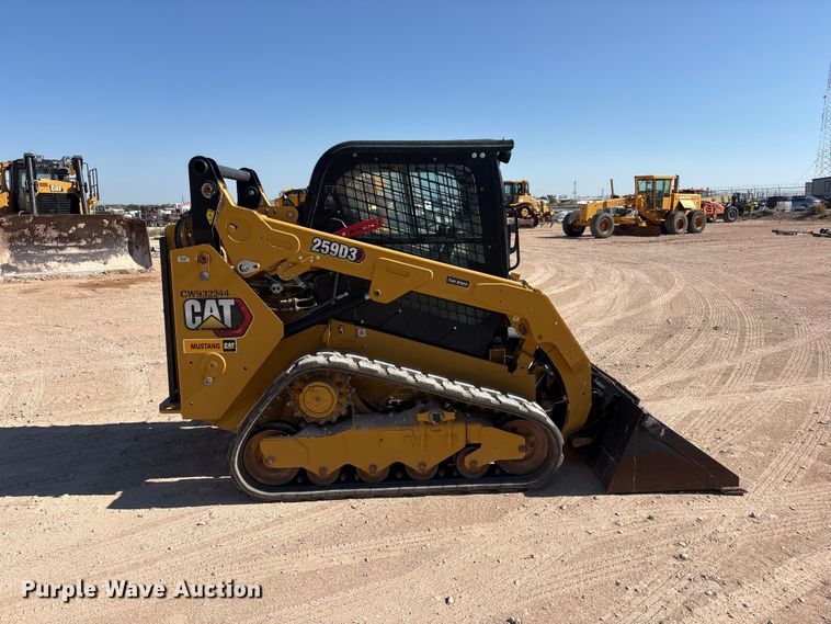 image for item JM9390 2024 Caterpillar 259D3 tracked skid steer loader