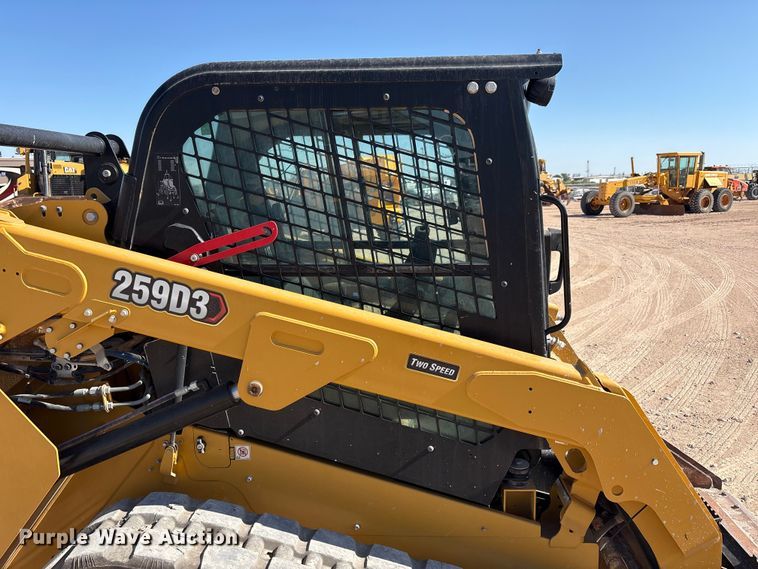 image for item JM9390 2024 Caterpillar 259D3 tracked skid steer loader