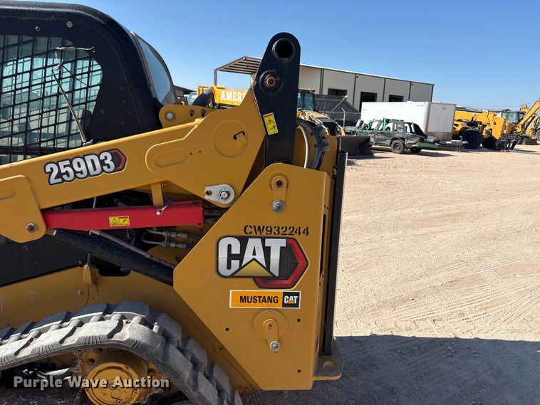 image for item JM9390 2024 Caterpillar 259D3 tracked skid steer loader