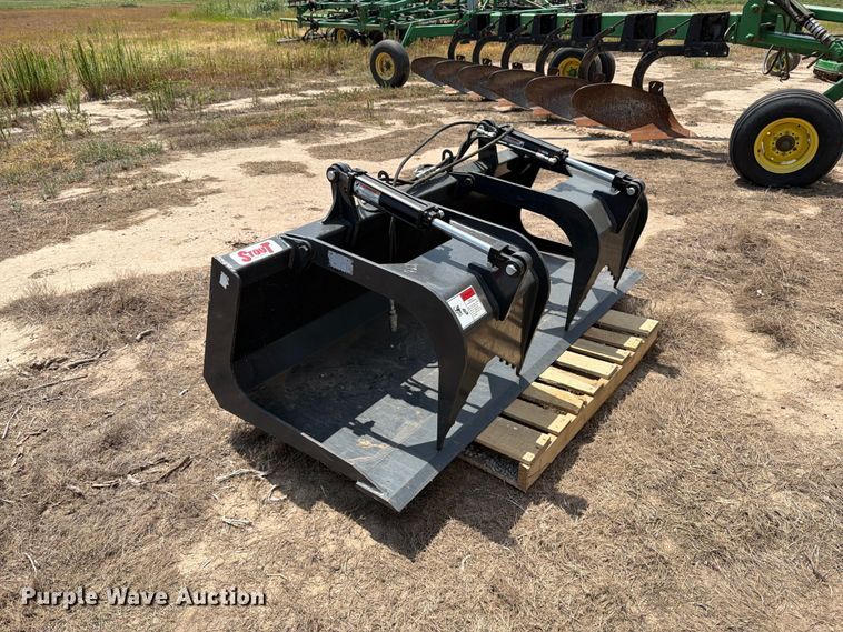 image for item MZ9892 Stout HD72-FB skid steer grapple bucket