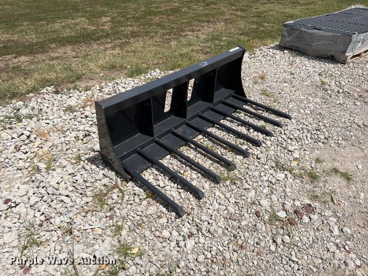 image for item MZ9928 2025 Wolverine MF-13-63W skid steer root rake  