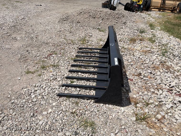 image for item MZ9928 2025 Wolverine MF-13-63W skid steer root rake  