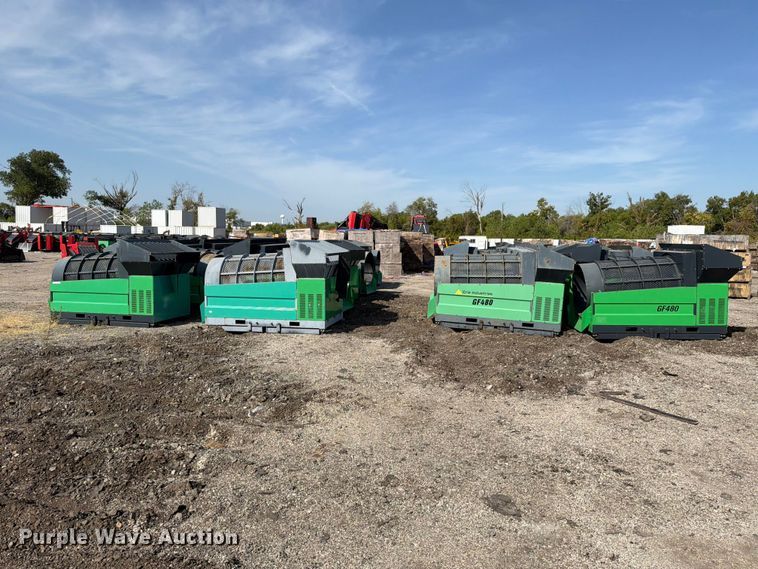 image for item NC9859 (12) Erie Industries GF480 trommel screens