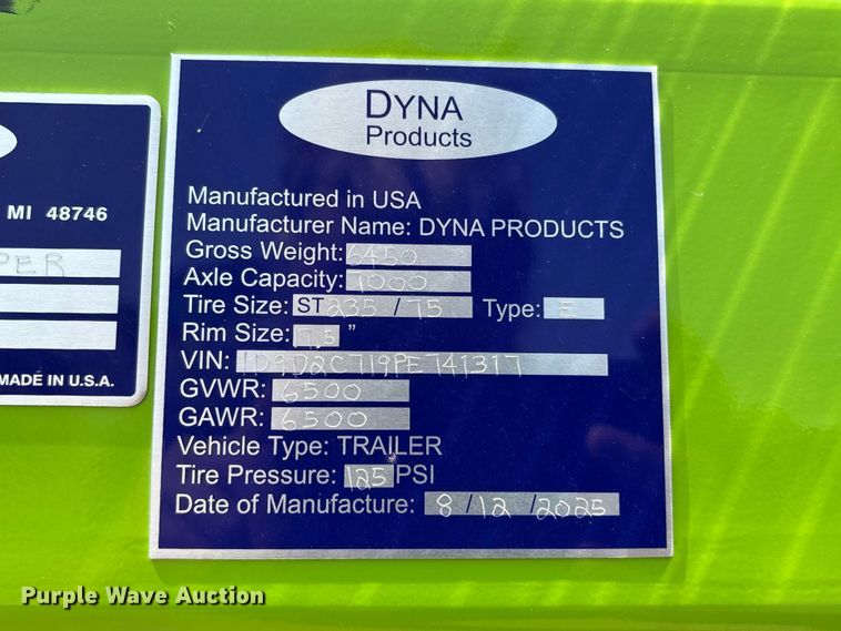 image for item NM9915 2025 Dyna V-12 wood chipper