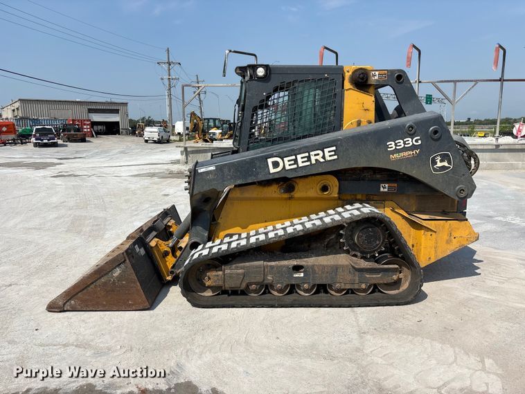 image for item NM9917 2019 John Deere 333G tracked skid steer loader