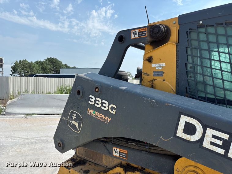 image for item NM9917 2019 John Deere 333G tracked skid steer loader