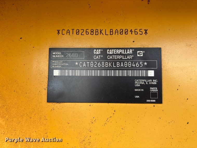 image for item NM9928 2004 Caterpillar 268B skid steer loader