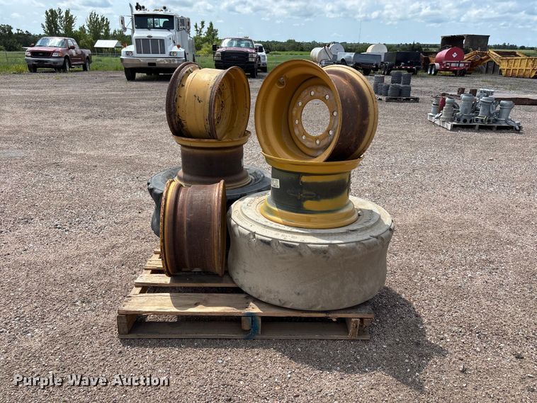 image for item NM9935 Skid steer wheels and tires