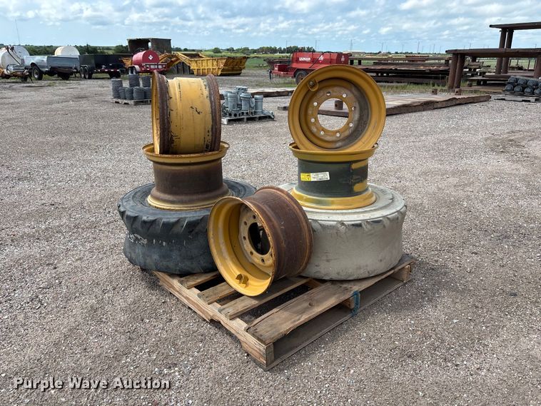 image for item NM9935 Skid steer wheels and tires