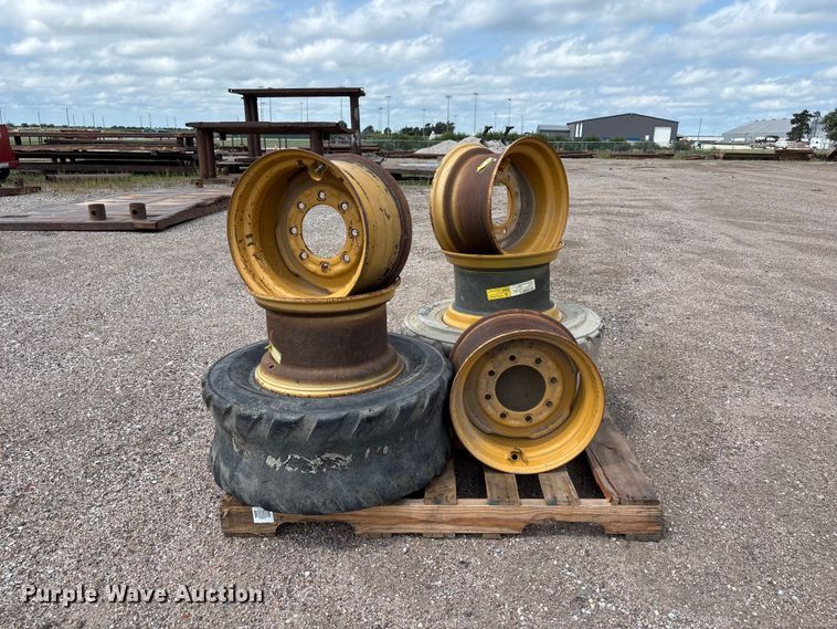 image for item NM9935 Skid steer wheels and tires