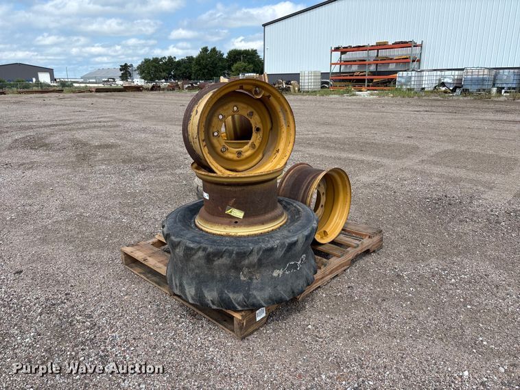 image for item NM9935 Skid steer wheels and tires