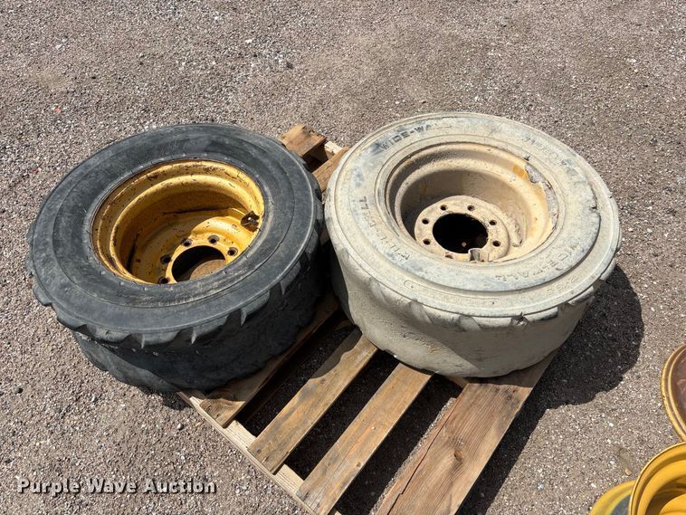 image for item NM9935 Skid steer wheels and tires