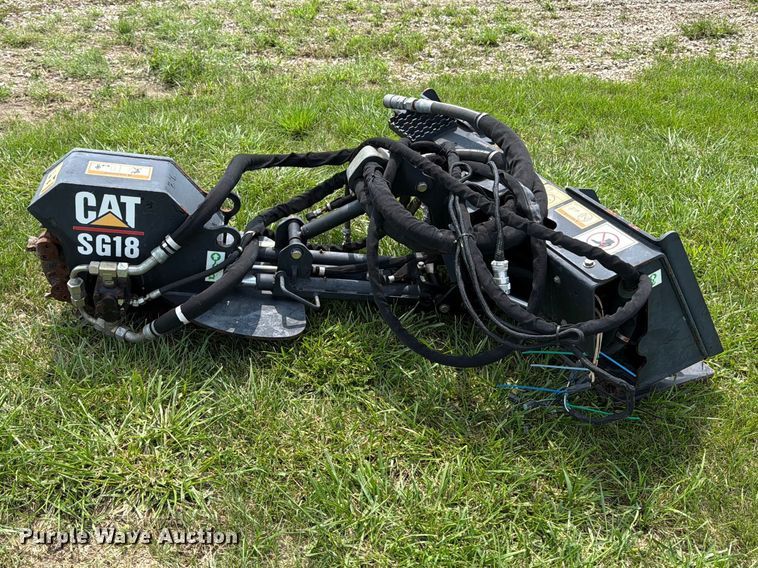 image for item OE9679 Caterpillar SG18 skid steer stump grinder