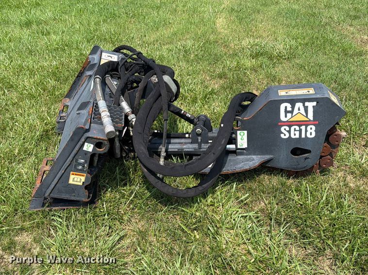 image for item OE9679 Caterpillar SG18 skid steer stump grinder