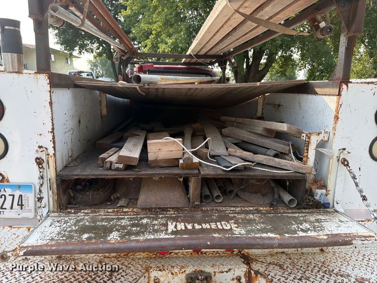 image for item OE9686 1995 Dodge Ram 3500 utility bed pickup truck