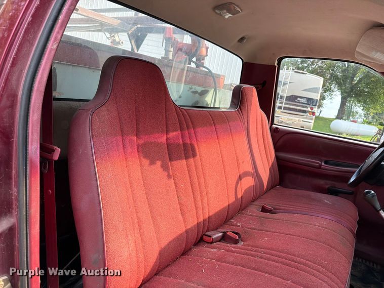 image for item OE9686 1995 Dodge Ram 3500 utility bed pickup truck