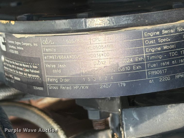 image for item OE9691 1990 Terex 2566 articulated haul truck