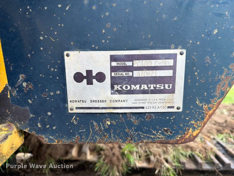 image for item OE9692 1991 Komatsu PC400LC-5L excavator