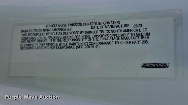 image for item YA1861 2024 Freightliner Business Class M2 bucket truck