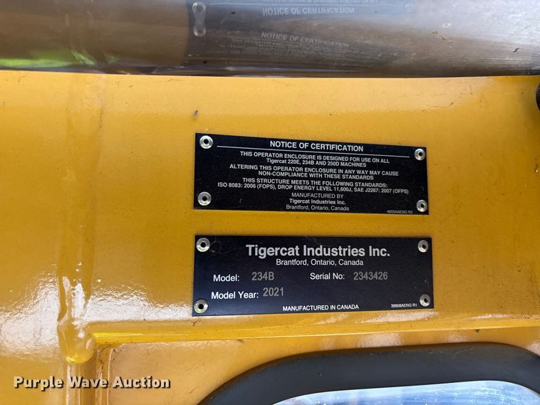 image for item YA2443 2021 Tigercat 234B log loader