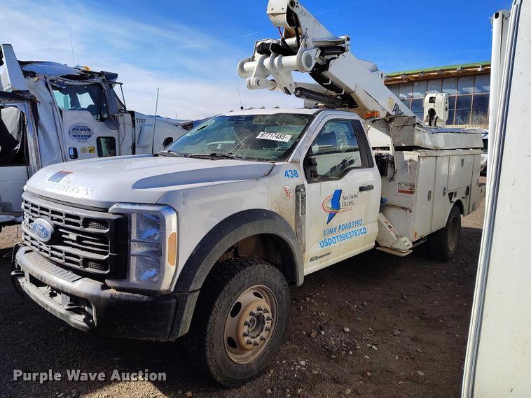 image for item YA2551 2023 Ford F600 Super Duty bucket truck