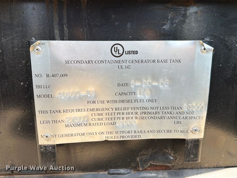 image for item YA3868 2008 MQ Power MQP50IVP generator