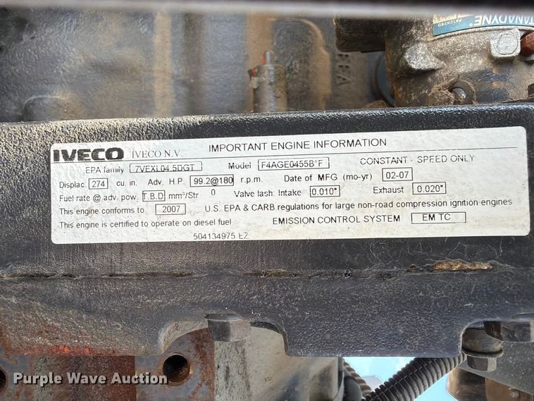 image for item YA3868 2008 MQ Power MQP50IVP generator