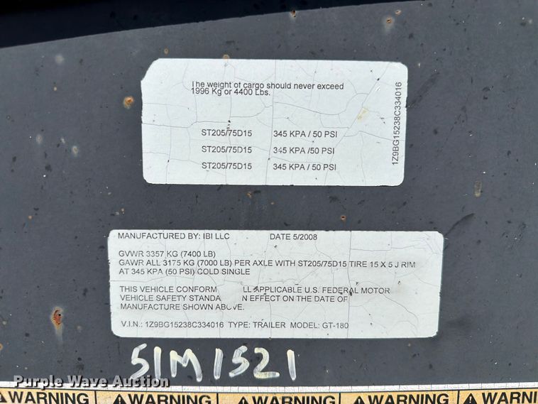 image for item YA3868 2008 MQ Power MQP50IVP generator