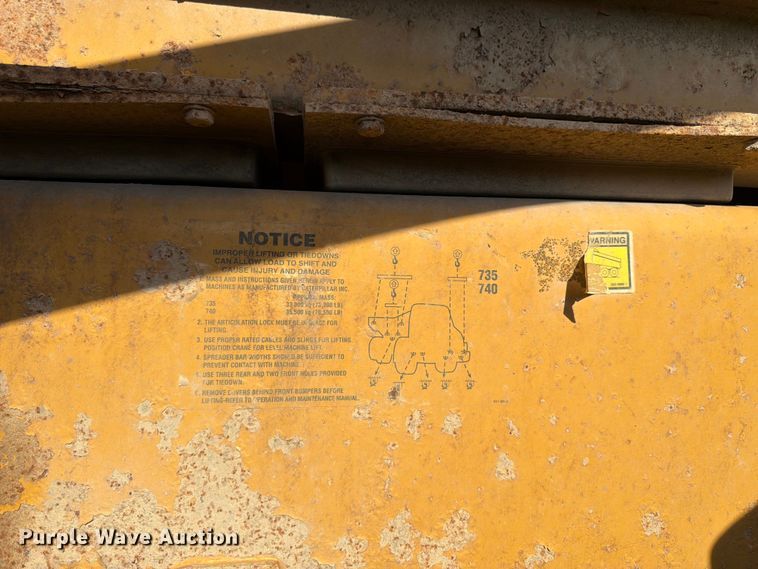 image for item YA4163 2005 Caterpillar 735 articulated haul truck