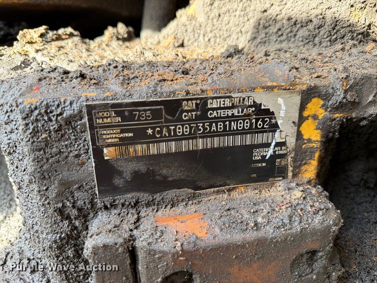 image for item YA4163 2005 Caterpillar 735 articulated haul truck